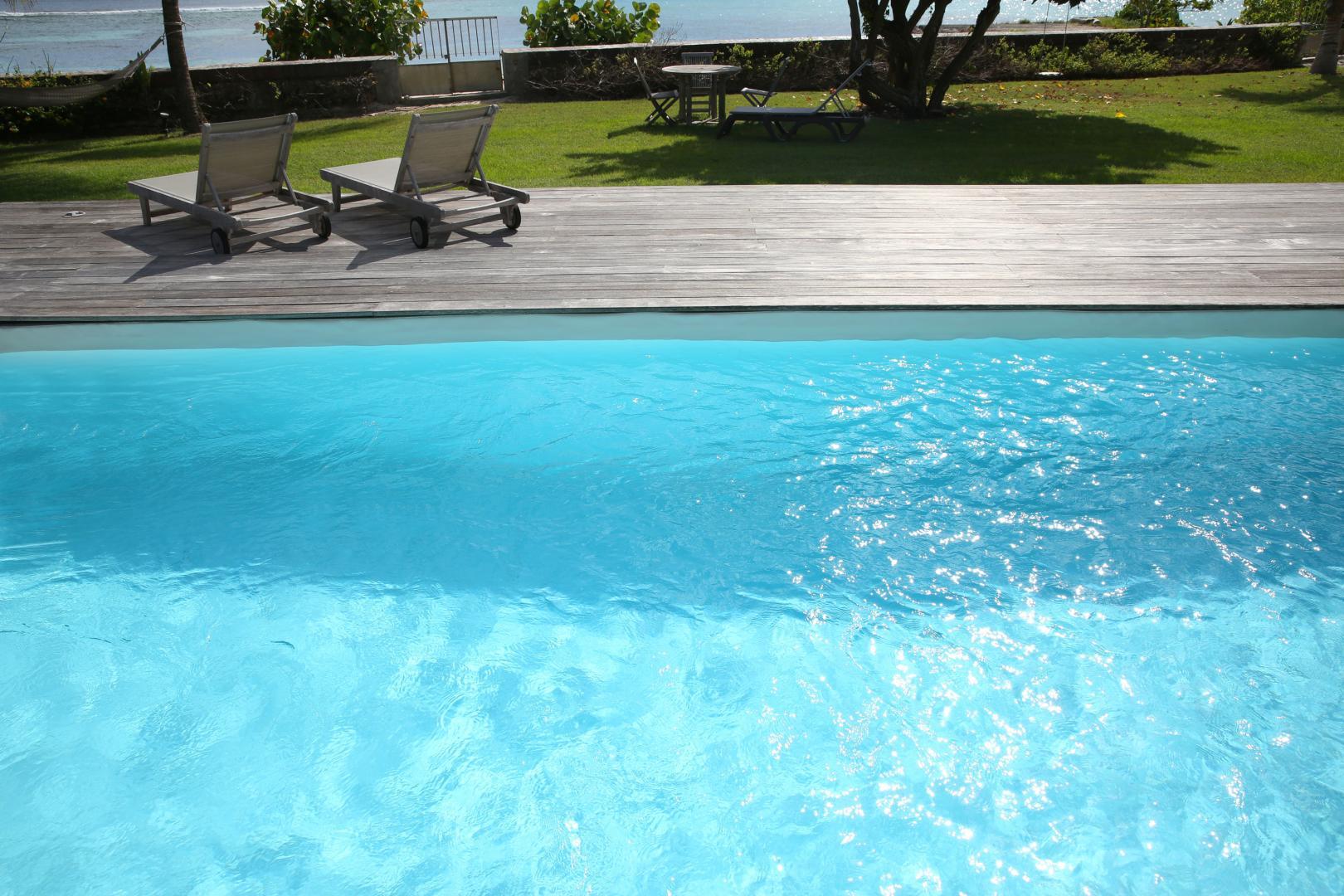 Traitement de piscine Sainte-Anne, La Réunion